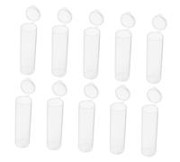 Mobestech 10 Piezas Contenedor de Plástico para Toallitas Dispensador Recargable de Toallitas Tubo de Plástico para Viajes y Actividades al Aire