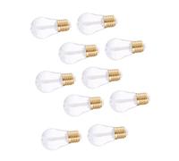 Mobestech 10 piezas Tubos Rellenable Brillo Labios Transparente Reutilizables para Bálsamo Labial Volumen Portátil para Viaje Regalo Femenino