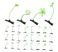 Mobestech 100 Piezas Lindos Accesorios Cabello Brotes de Soja Pinzas Cabello Flores Horquilla Creativa para Niña Pequeña Pasador de Hierba para Halloween y Navidad Plantas