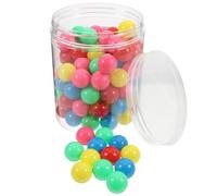 Mobestech 100piezas Contando Bolas De Plástico Huecas De Colores Para Matemáticas Probabilidad De Matemáticas Chino De Bolas De Plástico Para Piscina De Juguetes Para Máquinas Expendedoras