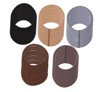 Mobestech 100piezas Gomas Pelo De Alta Elasticidad Unidades Cómodas y Prácticas Para Peinados Casuales y Formales De Mujeres y Niñas De Gomas Pelo Para Grueso