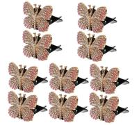 Mobestech 10piezas Aromatherapy Butterfly Car Vent Clip Elegant Air Freshener for Women Easy to Install Car Accessory