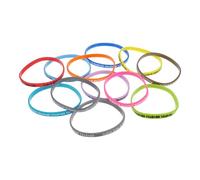 Mobestech 12 Pulseras Elásticas de Silicona Decoracion Colegio, Pulsera Decorativa y Práctica Tablas de Multiplicar para Cumpleaños de Compañeros