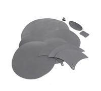 Mobestech 14 Almohadillas Silenciadoras para Batería Negro Ebr, Set 14 Piezas Almohadillas de Amortiguación, Tapetes Silenciadores y Accesorios para Percusión, Uso en Práctica y Reducción de Ruido