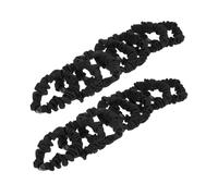 Mobestech 15piezas Coleteros para Mujer Bandas Elásticas Pelo de Gomitas Pelo Negras para Uso Diario o Ocasiones Especiales