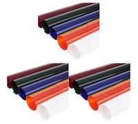 Mobestech 15piezas Filtros De Luz De Papel para Fotografía De Oscuro Accesorio De Estudio para Cambiar Temperatura De Color y Efectos De Iluminación