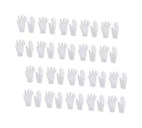 Mobestech 16 pares Guantes de Algodón Elásticos para Cuidado de Manos Lavables y Cómodos Transpirables para Uso Diario Hogar y Trabajo