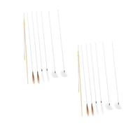 Mobestech 16 Piezas herramienta para recoger orejas tapones desechables para los oídos limpiador de oidos palillos para las orejas suministros de limpieza de cerumen limpio orejera colocar