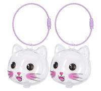 Mobestech 2 Llaveros para Guardar Pelo De Mascota para Guardar Pelo De Gato Conmemorativo para