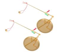 Mobestech 2 piezas Báscula de Cobre Portátil para Medicina Reutilizable para Té Precisión Resistente y Decorativa para Uso Diario y Tienda