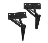 Mobestech 2 Piezas Bisagras para Sofá Cama Plegables de Metal Negro Soporte de Elevación Resistente con Muelle Accesorios de Herrajes para Muebles Conexión Rápida y Estabilidad Reforzada de