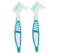 Mobestech 2 Piezas Cepillo Limpieza Caparazón Tortuga Doble Cara Ergonomía Limpieza Acuarios y Tortugas