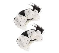 Mobestech 2 Piezas Clip para Peluca Moños Desordenados Recogido Falso Accesorio Voluminoso Clip para Novia Moño Postizo para Pelucas para Mujer Uso Diario Bodas