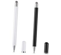 Mobestech 2 Piezas Lápices Doble Punta para Pantallas Táctiles Punta Fina de Silicona Flexible para Tabletas y Teléfonos Precisión y Escritura Silenciosa