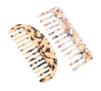 Mobestech 2 Piezas Peine Cabello de Dientes Anchos Peine Desenredante Exquisito Mujeres y Damas para Peinar el Cabello