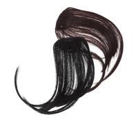 Mobestech 2 piezas Peluca Flequillo Clip-in Falso para Mujer y Natural con Efecto Realista y Diseño Ultrafino para Peinados Elegantes y Uso Diario