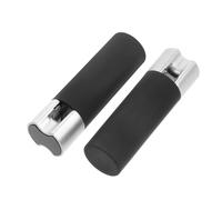 Mobestech 2 Piezas Pesos para Cortinas con Diseño Antiviento Accesorios Negros para Estores Enrollables y Persianas Verticales con Tirador de Cuerda Pesado y Acabado Mate para Estabilidad