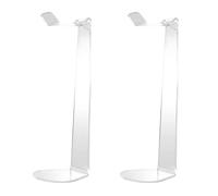 Mobestech 2 Piezas Soporte Para Auriculares Para Juegos Estante Para Auriculares Soporte Para Auriculares y Colgador Expositor De Auriculares Colgador De Auriculares Escritorio Acrílico