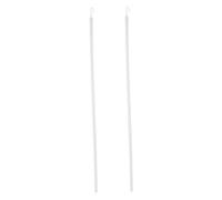 Mobestech 2 Series Barra giratoria para Cortinas Reemplazo de Mini Varita ciega reemplazo de Piezas de persianas Barras de Techo para Cortinas Varita ciega de Repuesto Acrílico Blanco