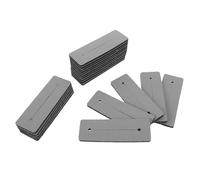 Mobestech 20 Almohadillas Térmicas para Permanente de Salón, Envolturas Resistentes al Calor 10,5x3,5x0,5 Cm, Reutilizables para Rizadores de Calor, Accesorios para Permanente Fría