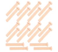 Mobestech 20 Clavos de Madera Miniatura en Forma de T Cabeza Redonda, Tamaño Pequeño y Fácil Manejo, Ideales para Manualidades y Carpintería