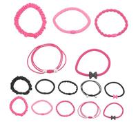 Mobestech 20 piezas Gomas Elásticas para Pelo con Lazo Alta Elasticidad y Colores Vibrantes Accesorios Ligeros para Peinados Juveniles Kit de Estilismo para Niñas para Uso Diario y Fiestas