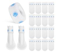 Mobestech 20 Piezas Protector de Patas para Perros Zapatos Desechables para Perros Pequeños Botas para Exteriores S Fundas