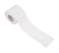 Mobestech 2000 piezas Etiquetas Adhesivas para Joyería Etiquetas Blancas Removibles para Pendientes Anillos y Collares sin Residuos Compatibles con Impresoras Térmicas para Tiendas de