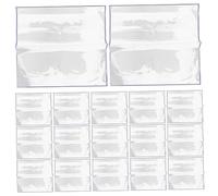 Mobestech 20hojas Celofán Bordes De Colores De Papel Transparente Para Envolver Flores Papel Para Envolver De Flores Tienda o Evento