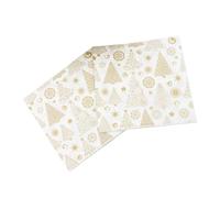 Mobestech 20piezas Servilletas Navideñas Estampadas Diseño Árbol Navidad Unidades de Papel para Cenas Fiestas Regalos Cumpleaños