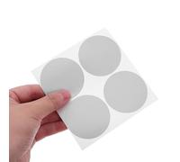 Mobestech 240 piezas Pegatinas Rasca Redondas Autoadhesivas para DIY y Eventos Acabado Brillante y Plata Adhesión Fuerte para Mensajes Ocultos y Decoración Creativa