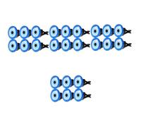 Mobestech 24piezas Clips Difusores Para Salida De Aire Auto Decoración De Ojo Maligno Aromatizantes Creativos y Bonitos Para Ventilación Del Vehículo