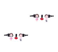 Mobestech 2juegos Difusor De Para Coche Forma De Pareja Clip De Aromaterapia De Cartoon Diseño De Corazón Ambientador Decorativo Para Ventilación Del Vehículo Aromatizante Duradero y