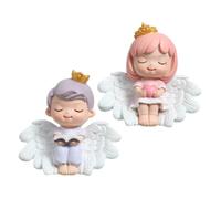 Mobestech 2piezas Adornos De Ángel del Amor Figuras De Ángel De Resina Bonitas Estatuas De De Resina para Decoración De Hogar Artesanía De De De para Escritorio o Estantería