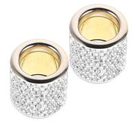 Mobestech 2piezas Anillo Embellecedor de Coche para Reposacabezas Gemas de Imitación Accesorio de Decoración para Asiento de Vehículo Brillantes para Coche