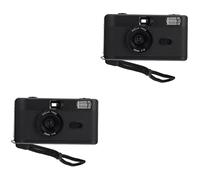 Mobestech 2piezas Cámara Vintage Reutilizable Flash Incorporado Diseño Práctico y Ecológico para Capturar Momentos Especiales Sin Batería