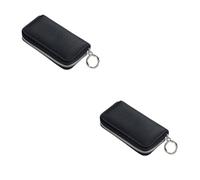 Mobestech 2piezas Cartera De Llaves Multifuncional De Cuero Organizador De Llaves Estuche para Coche Práctico y Duradero