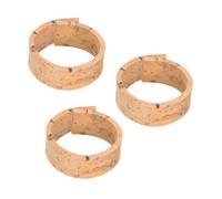 Mobestech 3 piezas Corchos para Clarinete Kit de Almohadillas de Corcho para Cuello Accesorio Práctico para Mantenimiento y Protección de Instrumento Fácil Instalación y Diseño Ergonómico