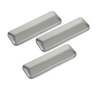 Mobestech 3 Piezas Estuche Metálico Escolar con Tapa Abatible Organizador Compacto para Lápices y Bolígrafos de Unidades para Estudiantes y Oficina