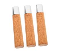 Mobestech 3 Piezas Mango de Madera para Cuchillo de Cocina Resistente al Agua Agarre Ergonómico para Reemplazo y Bricolaje Mango de Recambio para Cuchillas y de Chef