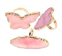 Mobestech 3 piezas Paletas de Mezcla para Esmalte de Uñas con Anillo Bandeja de Resina para Arte de Uñas Herramienta Compacta y Versátil para Decoraciones y Esmaltes Semipermanentes