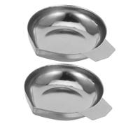 Mobestech 3 Series Bandejas Metálicas Pequeñas Para Báscula Electrónica Acero Inoxidable Duradero De Bandejas De Pesaje Precisas Para Cocina Joyería Y Alimentos Uso Doméstico 2 Piezas X 3