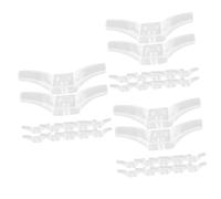 Mobestech 3 Series Soporte para Cuerdas De Cortinas Fijadores De Pom para Reemplazo Y Reparación De Sin Taladrar Compatibles con Cortinas Roller Y 12 Piezas X 3