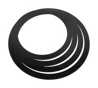 Mobestech 4 piezas Anillos Amortiguadores para Batería Duraderos y Resistentes Diseño Práctico para Silenciar Snare sin Afectar el Sonido Fácil de Transportar y Usar Casa o