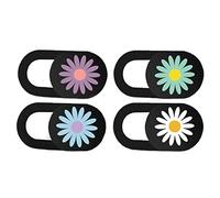 Mobestech 4 Piezas Cubierta de privacidad de la cámara Cubierta de cámara Web para computadora portátil Caso para Tableta portátiles Ordenador portátil Cubierta Protectora de la cámara Piso