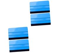 Mobestech 4 Piezas Herramienta De Película De Coche Escobilla De Goma Pequeña Herramienta De Escurridor De Calcomanías Raspador De Ventana De Coche Herramienta Para Envolver Autos Franela