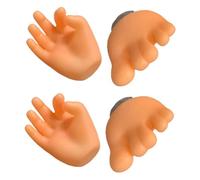 Mobestech 4 Soportes para Cepillos De con Punta Divertida para Ducha para Baño De Vinilo Color Caqui