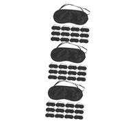 Mobestech 48 Piezas desechable para ojos en el para adultos cubre ojos para dormir antifaz para dormir Mascara para los ojos antifaz acolchado para dormir