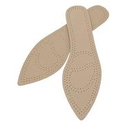 Mobestech 4pares Plantillas De Piel De Vacuno Antisudor Para Zapatos De Punta De Almohadillas Transpirables y Suaves Fácil De Limpiar Compatible Tacones