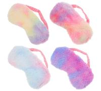 Mobestech 4piezas Antifaz Para Dormir Antifaz De Felpa Tapones Protector Para Viaje